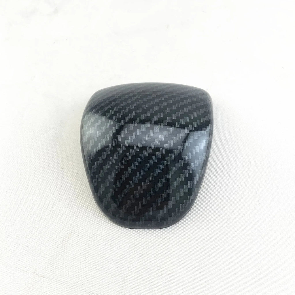 Smart RunK3 carbon fibre pattern gear shift cover for automotive interior installation
