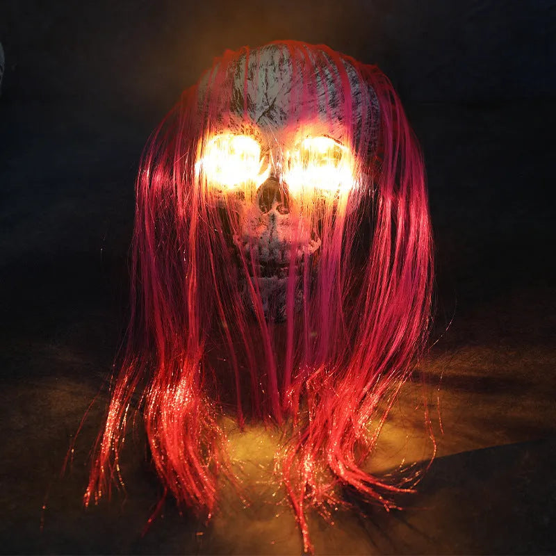 Purple LED skeleton arm hand Halloween stake light for outdoor garden decoration
