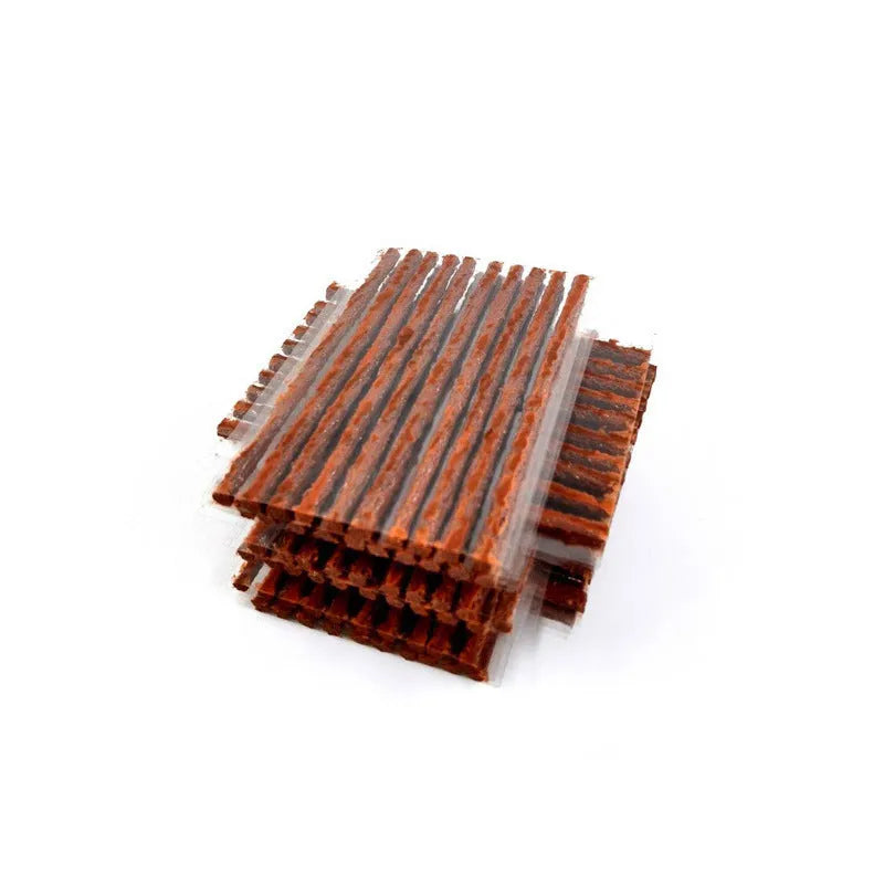 Butyl rubber car tire repair strip 3.5mm x 100mm black and brown options for puncture repair