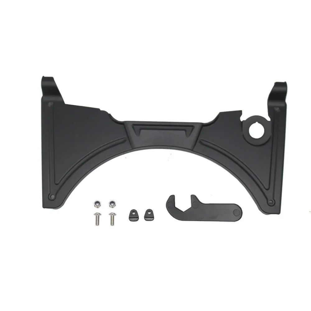 Black motorcycle cockpit fairing panel for BMW R1250GS and R1200GS LC models