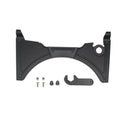 Black motorcycle cockpit fairing panel for BMW R1250GS and R1200GS LC models