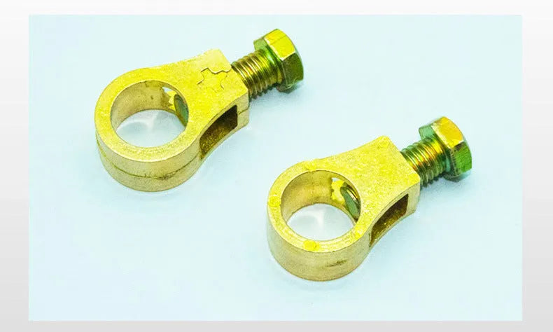 Pure copper car battery terminal clamp with secure connection design