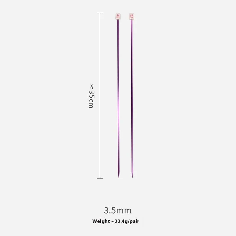14-size crochet hook set with lengthened design and protective caps arranged by size