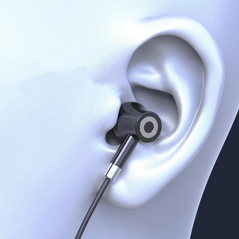 Black wireless Bluetooth neckband sports headphones with a battery display on the neckband.