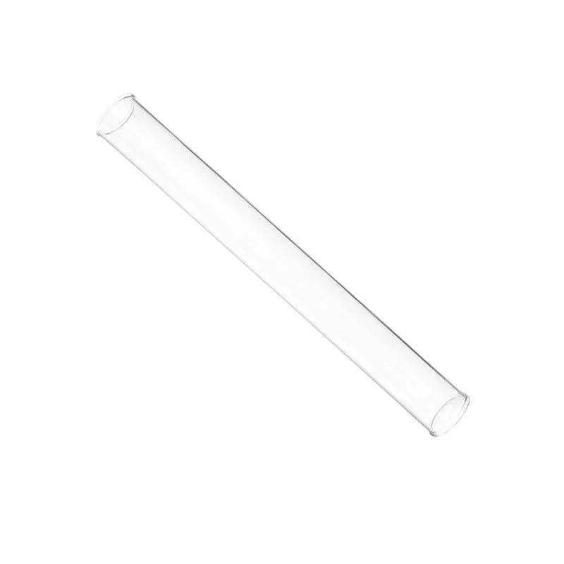 Red and black electrohydraulic automotive battery hydrometer with glass construction measuring 330 mm