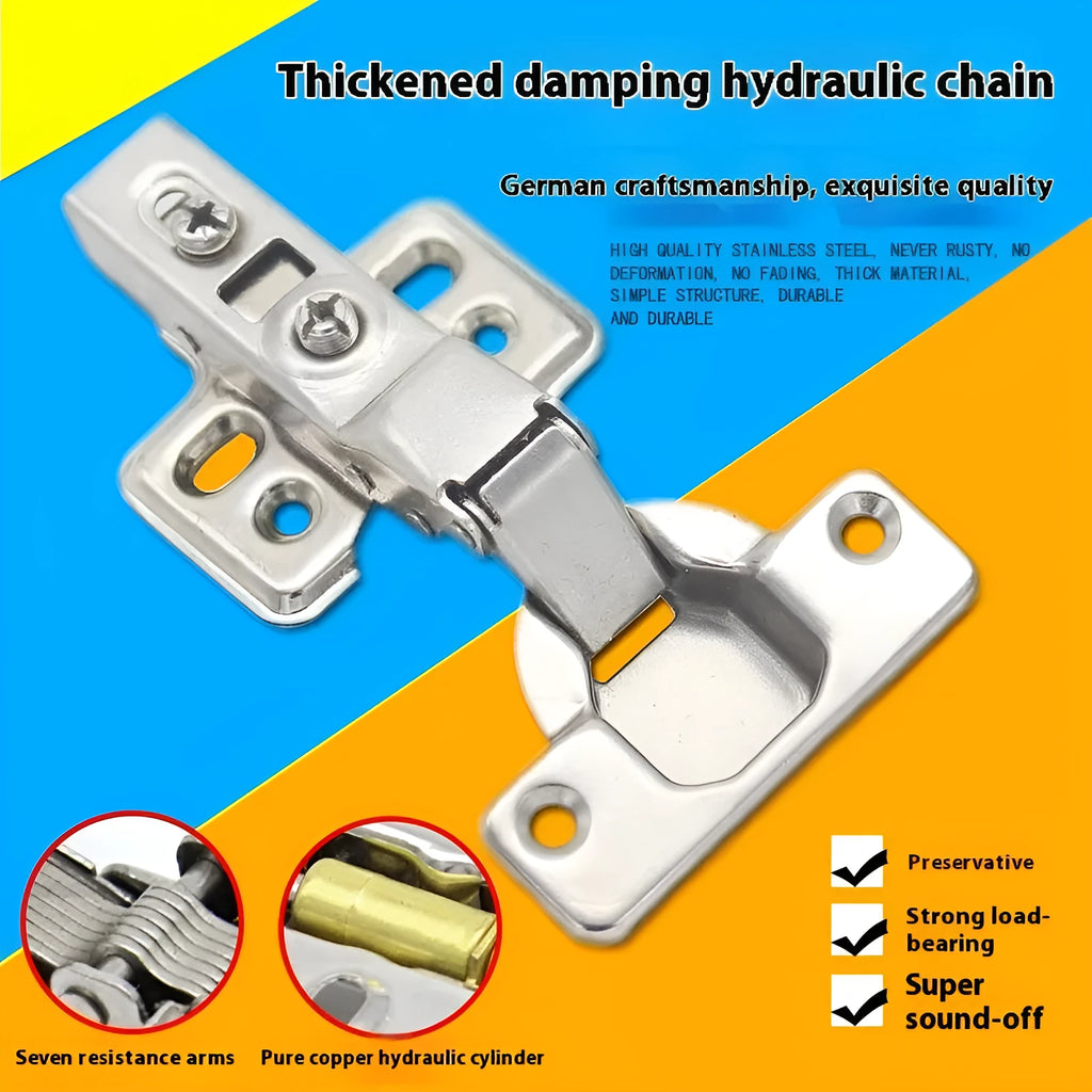 761 cold rolled steel hydraulic cabinet hinge with nickel plating showing three bend specifications