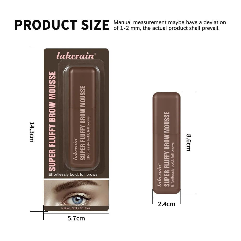 Eyebrow cream for 3D brow shaping with long-lasting colour in six shade options