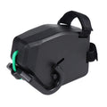 Black plastic and resin bicycle trailer rope for connecting child trailers to adult mountain bikes