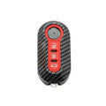 Fiat 500 Boyue Ottimo Viaggio remote key shell in ABS plastic