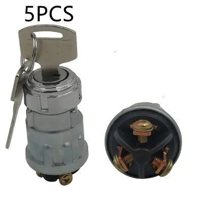 Copper ignition switch for trucks and forklifts, JK423 style variant