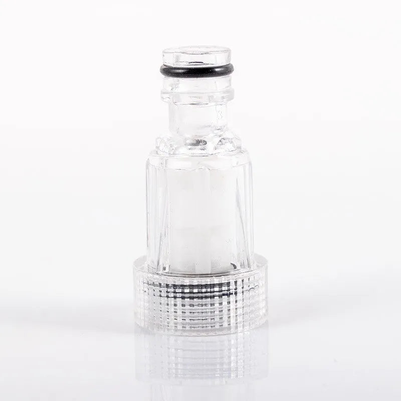 Transparent plastic inlet joint filter for Karcher pressure washer with 3cm diameter
