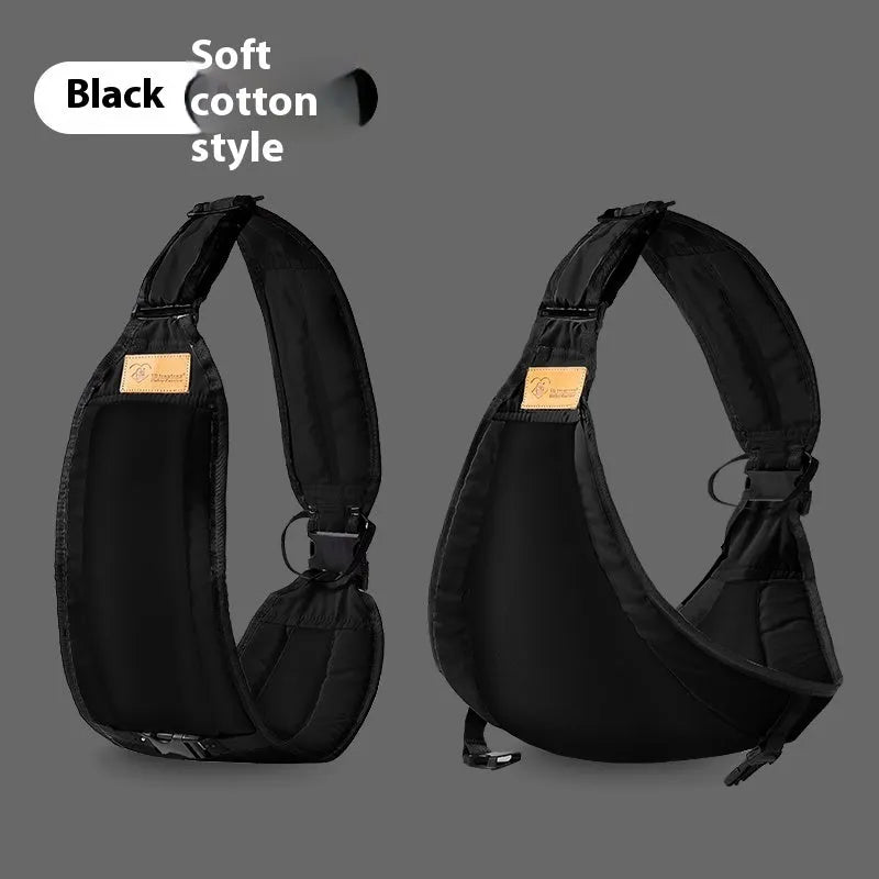 Baby waist stool carrier for newborns and children up to 25kg in cloth black, green, gray, or pink
