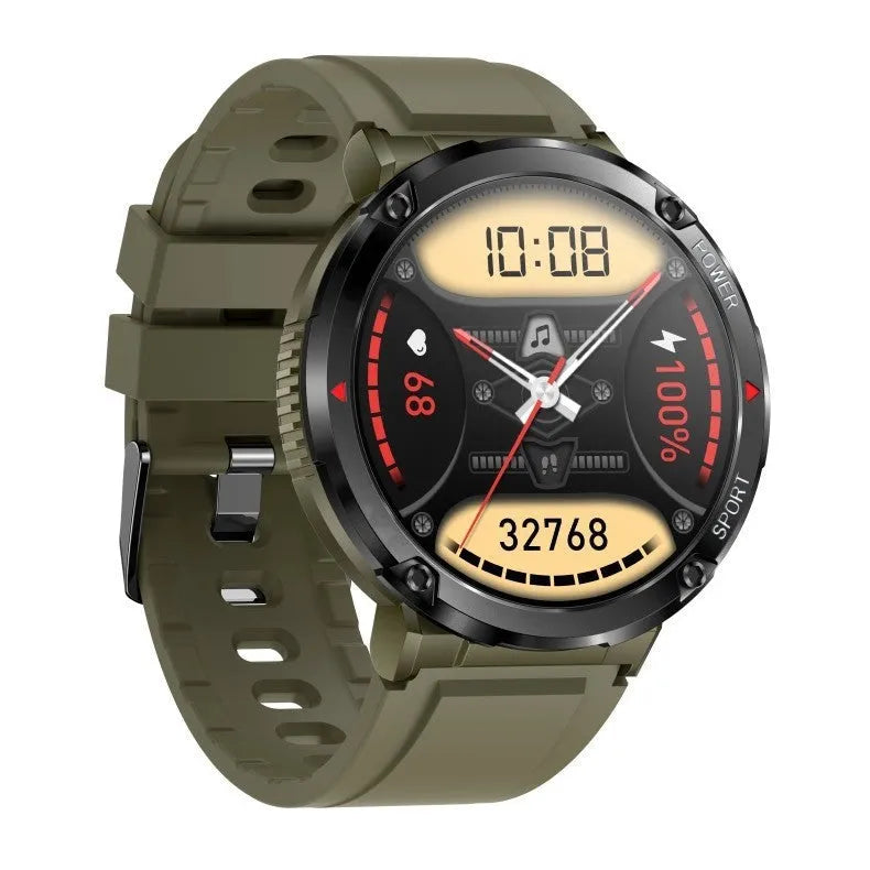 T30 smart watch with 52mm display showing heart rate monitoring interface