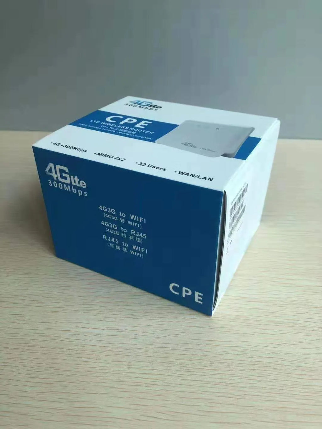 Wireless Router 300Mbps 4G LTE Firewall home routing 119x116x20mm