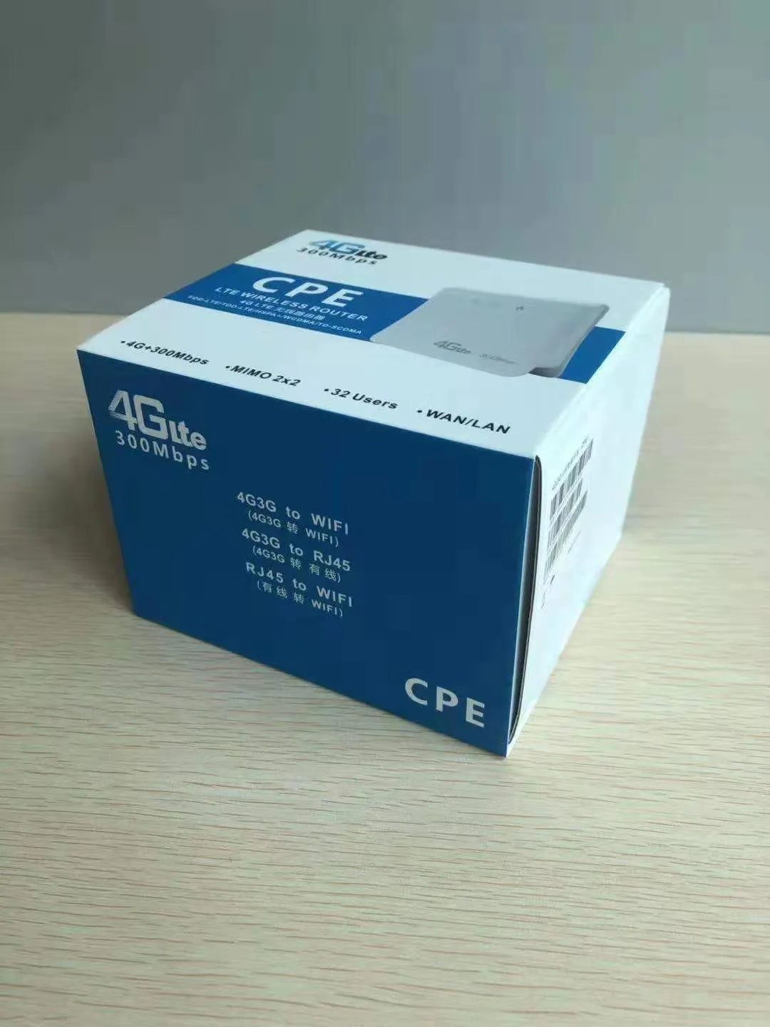 Wireless Router 300Mbps 4G LTE Firewall home routing 119x116x20mm