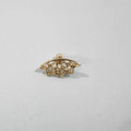 Spider web design metal stud earrings in gold or silver electroplated finish.