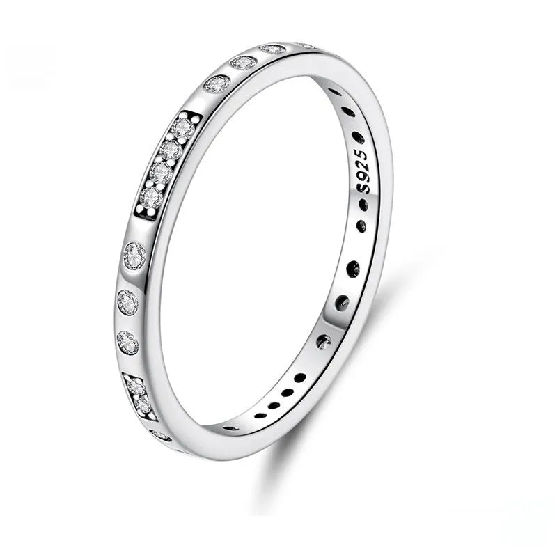 Silver I Love You password ring with oxidised black finish on a simple band, showing script engraving.