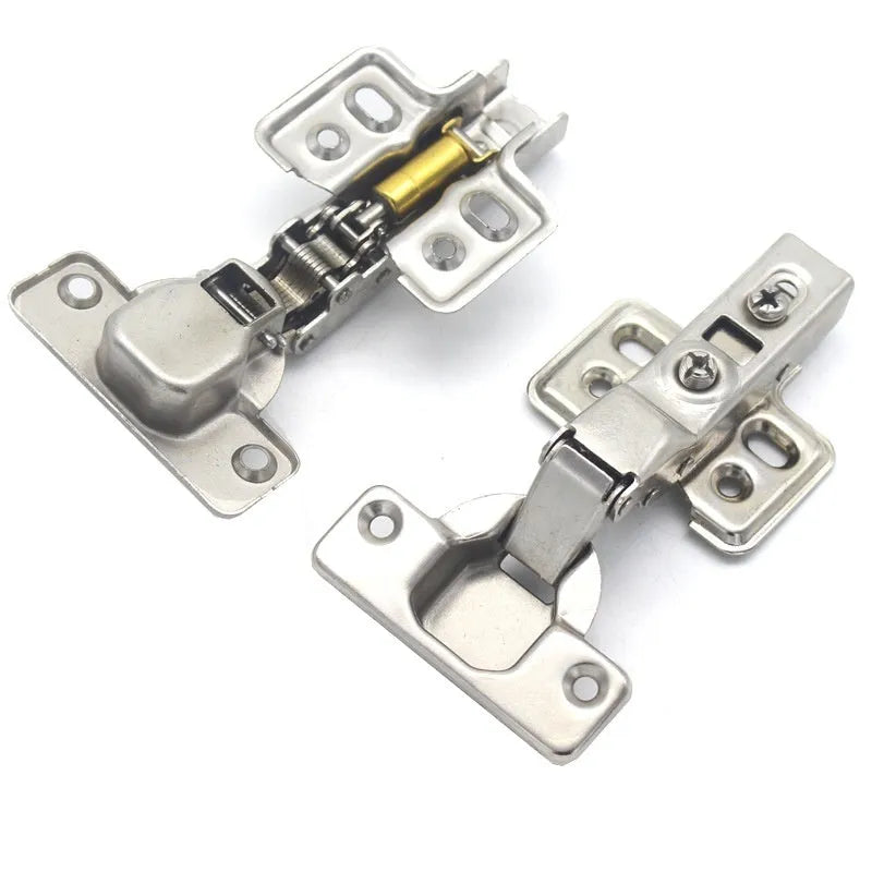 761 cold rolled steel hydraulic cabinet hinge with nickel plating showing three bend specifications
