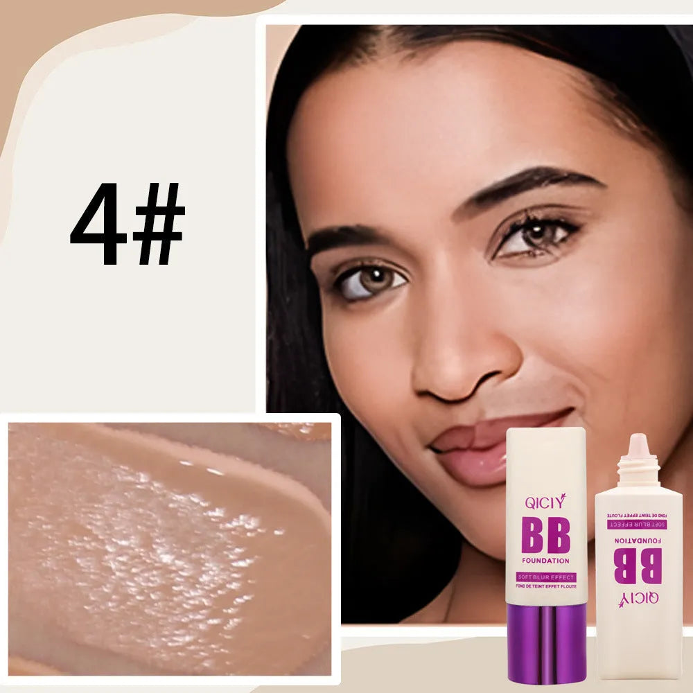 BB cream foundation concealer in a feeding bottle with ten shade options for brightening and repair.