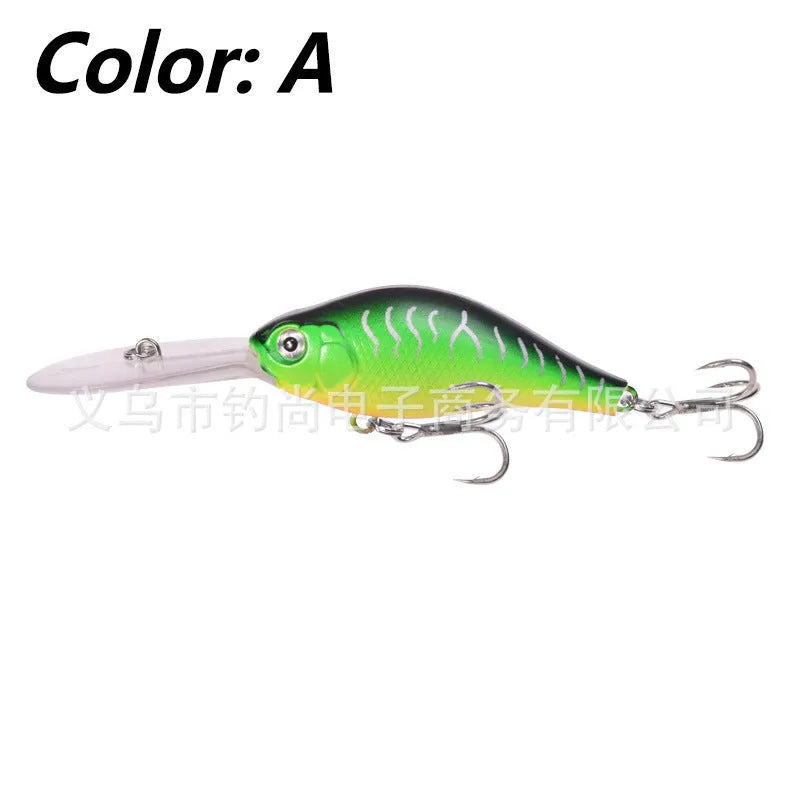 Little Fat Man Mino deep diving fishing lure measuring 10.5cm in various colour options