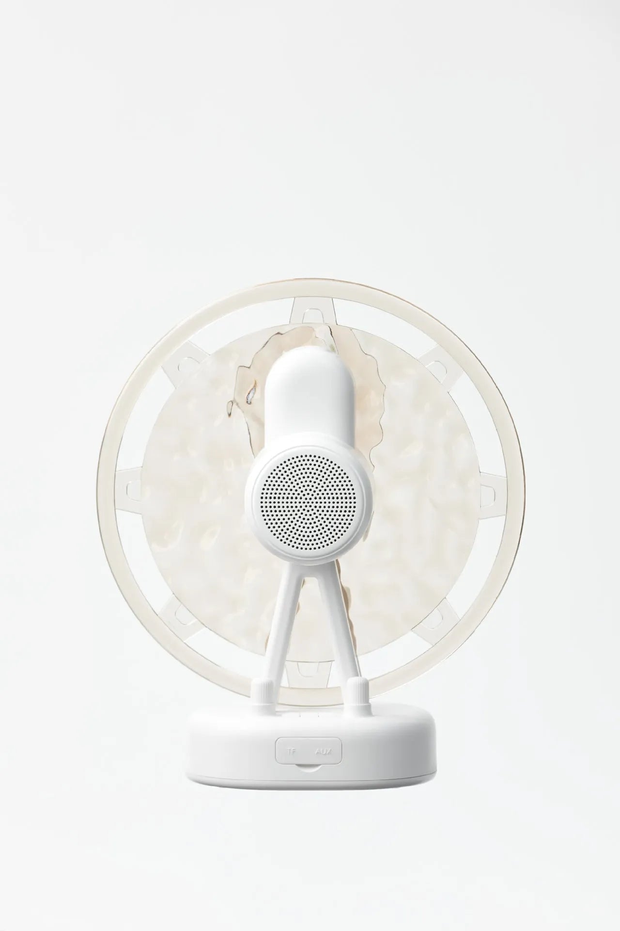 Ferris Wheel Water Ripple Bluetooth speaker colourful light in white or pink with adjustable lighting