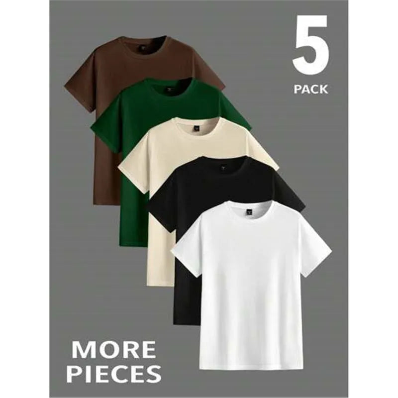 Men's slim-fit printed letters short sleeve t-shirt in multiple colour options