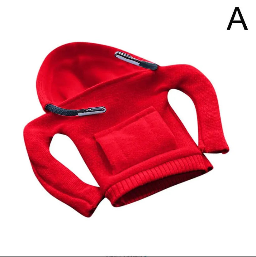 Cloth car gear shift knob cover in multiple colours, shown with 13cm by 8cm dimensions.