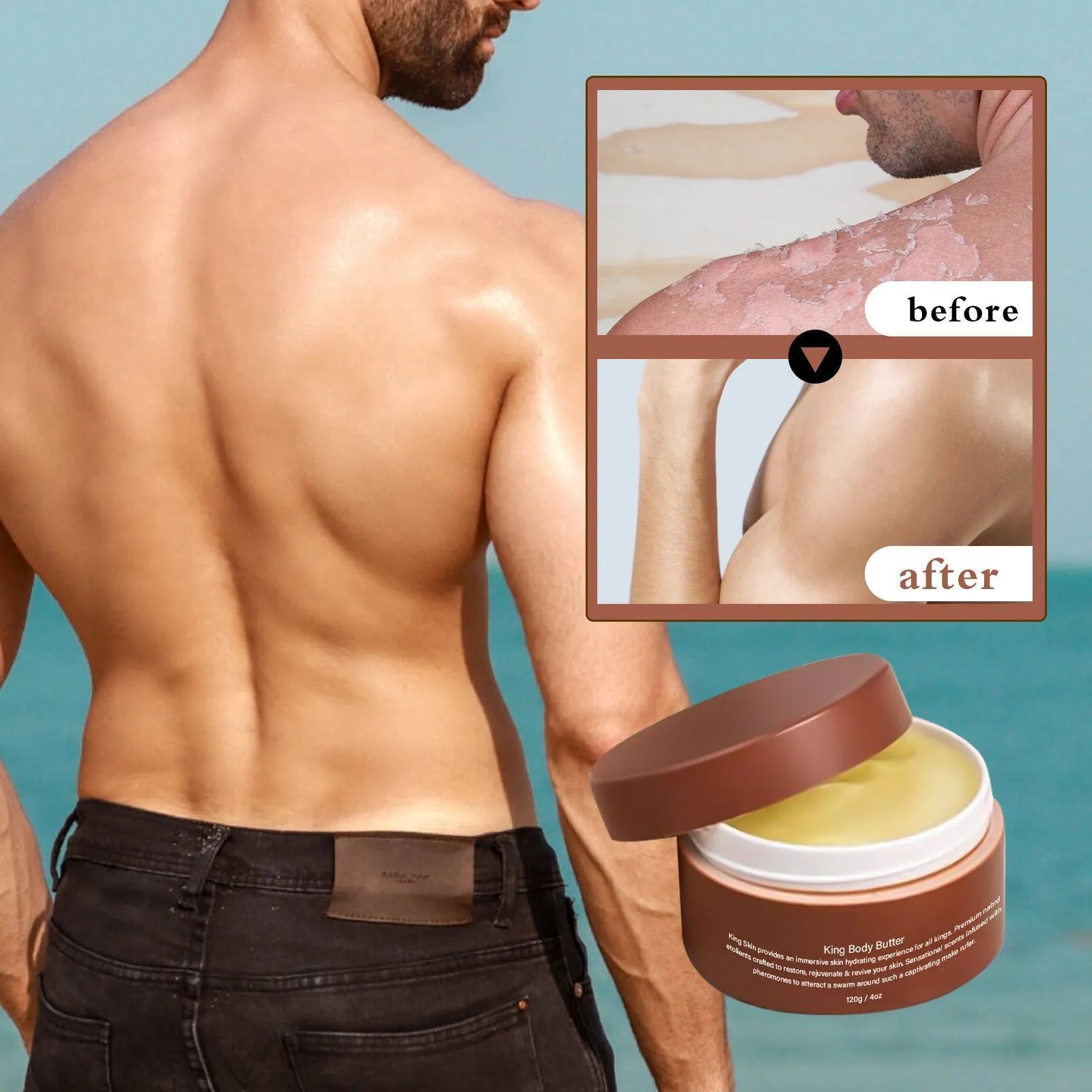 Gulong Body Moisturizer cream tub, 120g net content, for dry skin and universal use