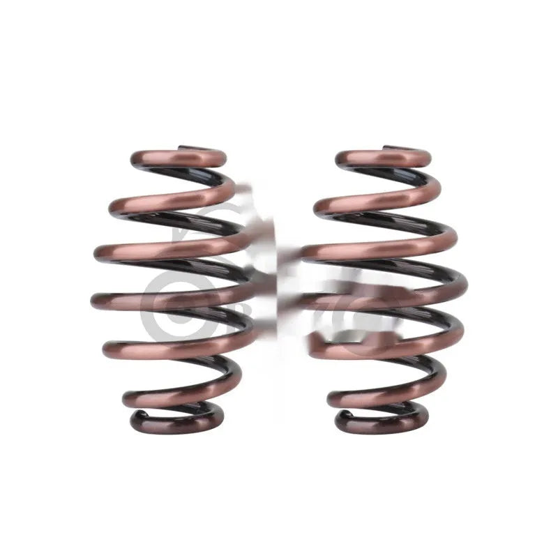 Metal electroplated motorcycle seat cushion spring clip in long round silver option