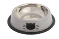 Stainless steel non-slip pet cat bowl multicolor set for cats and dogs