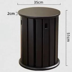 Round metal dining stool with stackable design in four colour options