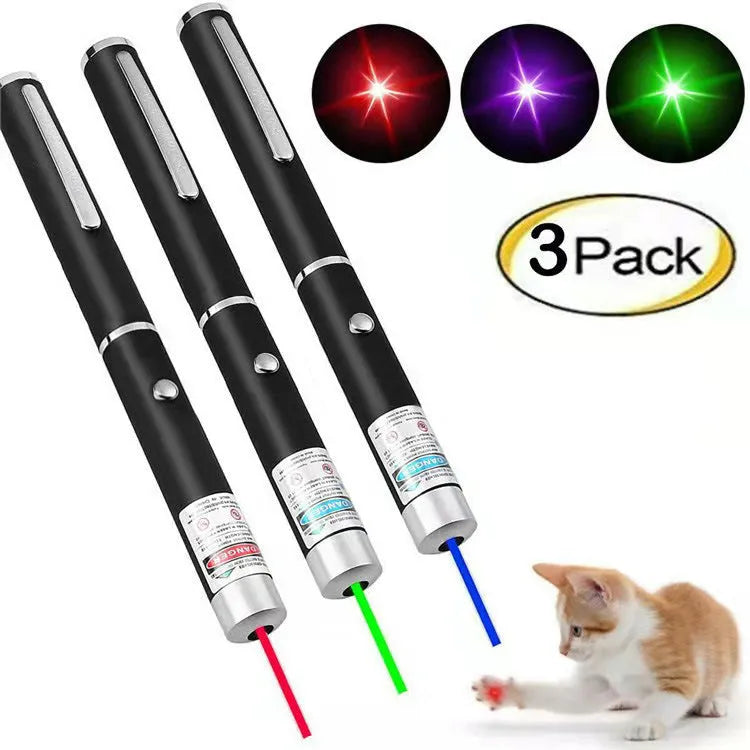 Metal single point laser pen for dogs and cats with green light option