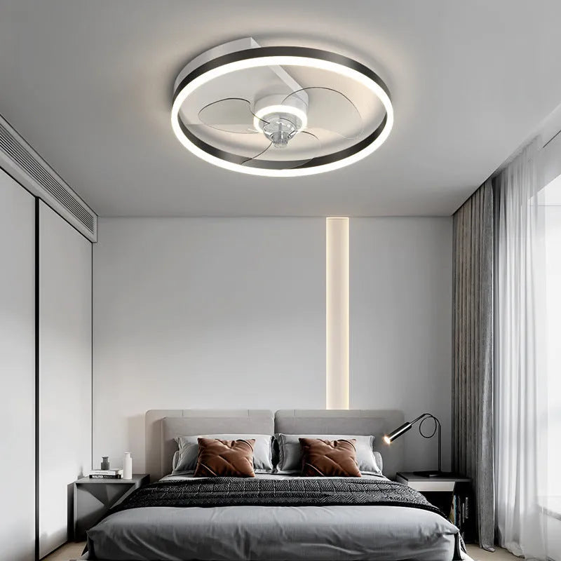 Simple modern Nordic-style tieyi ceiling lamp with iron body and integrated LED light.