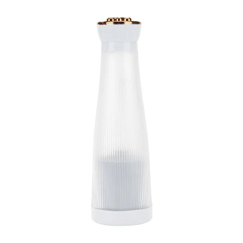 Portable electric juicer blender 400ml USB rechargeable white with cup and lid