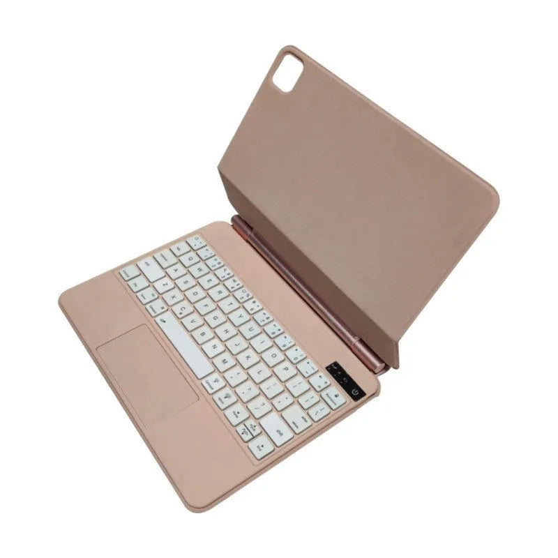 Magnetic suction iPad keyboard case with Bluetooth and 11-inch protective cover