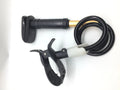 Black ventilator hose bracket made of aluminium alloy and ABS, 95cm length for bedside use