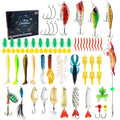 24-piece metal blind box fishing set for mino bog fishing in 01 style colour.