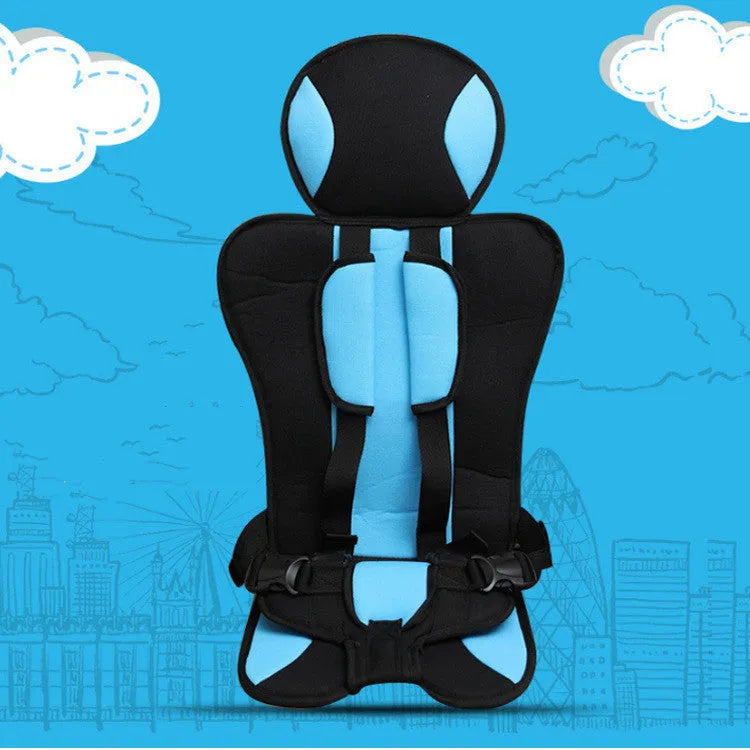Car rear child seat with sandwich PP cotton padding splicing design in brown, blue, grey, red options