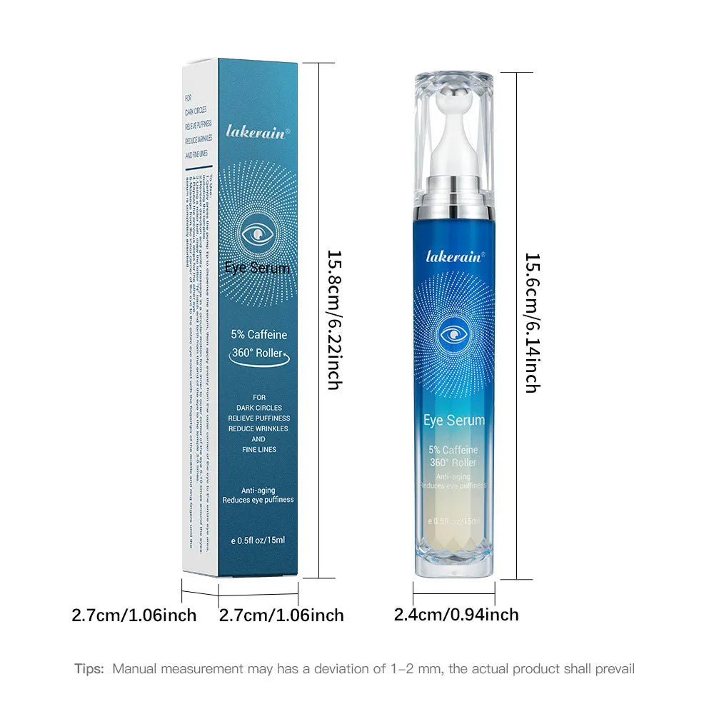 Unisex eye improvement set with eye essence and cream for dark circles