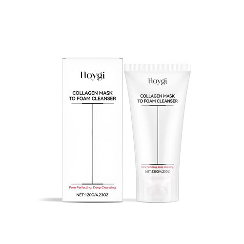 120g tube of collagen and hyaluronic acid moisturising cleansing milk facial wash