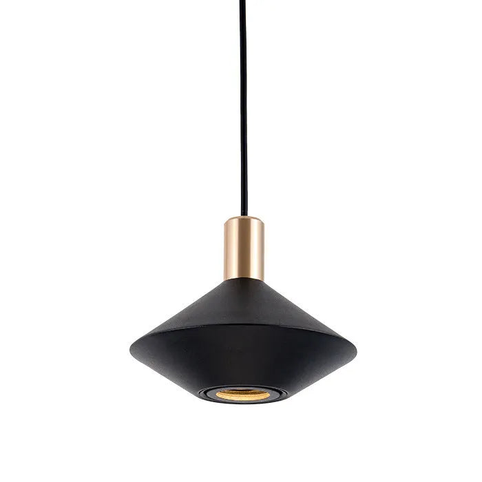 Nordic iron LED dining room chandelier simple fish line pendant light 87x150mm black colour