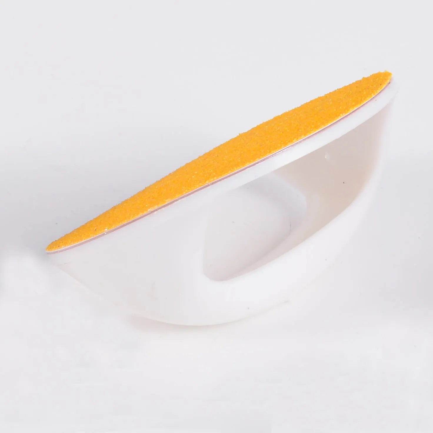 Square dog nail file board with ergonomic handle in blue colour option