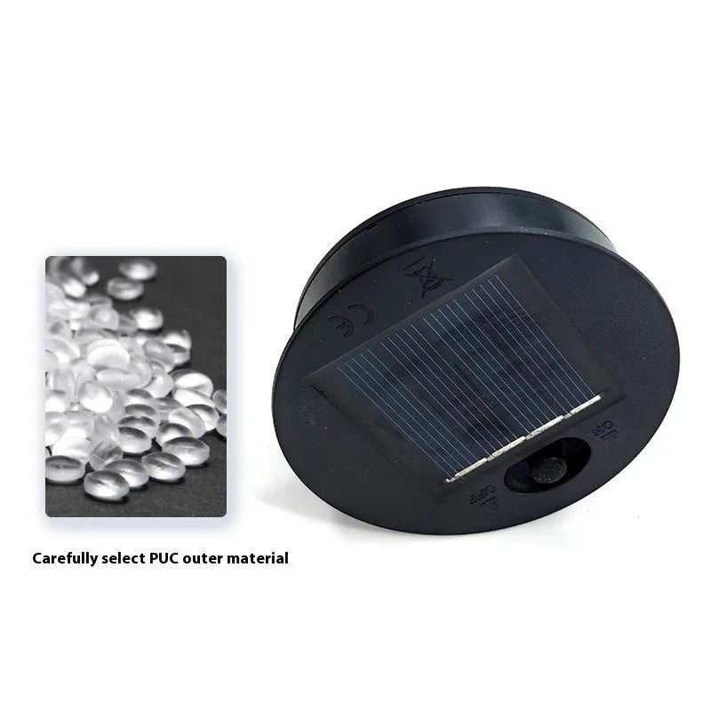 Oval solar lithium battery box measuring 2x7cm for LED highlight lamp