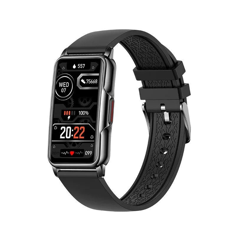 1.47 inch smart bracelet with TFT screen and silicone wrist strap