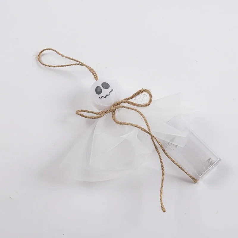 Halloween LED ghost lantern chain with colourful lights for venue decoration
