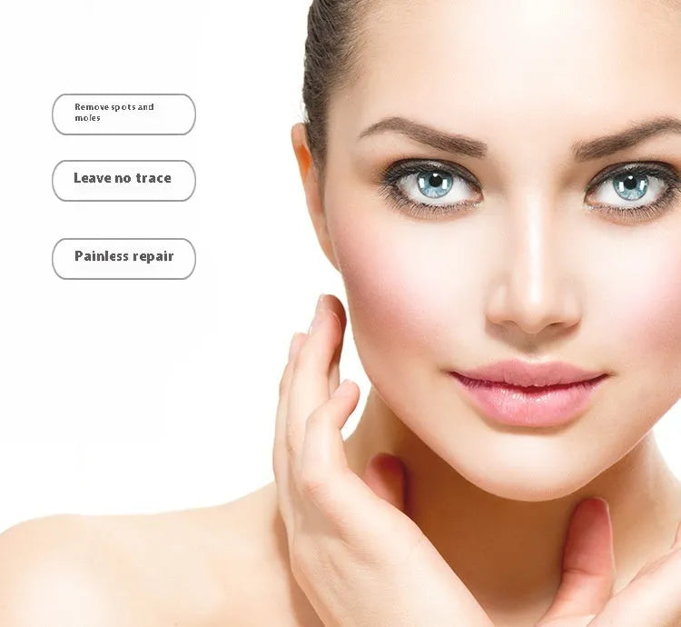 White electronic spot and mole removal pen beauty instrument for professional salon and home use.