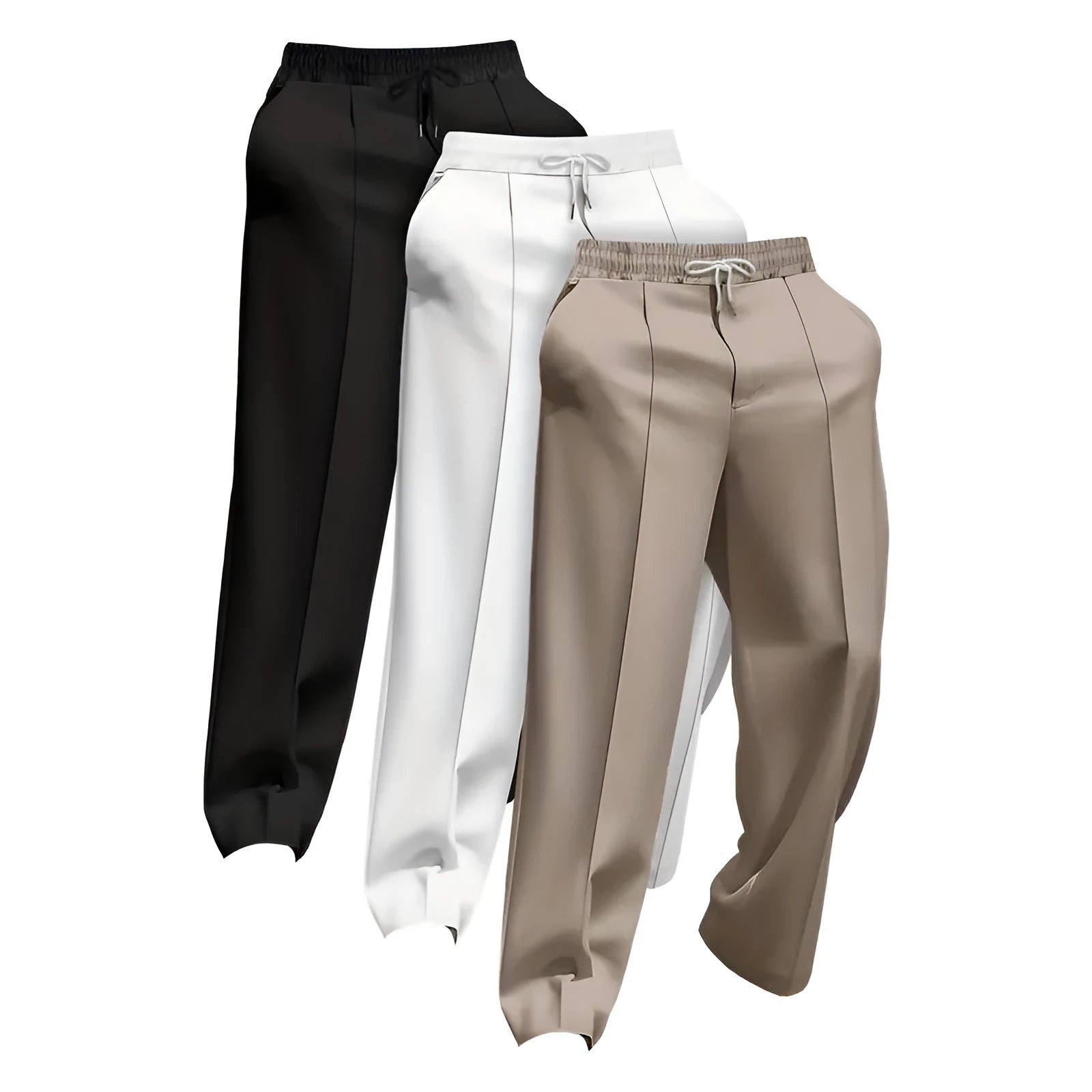 Men's loose fit mixed colour corduroy trousers for uniform and sports wear