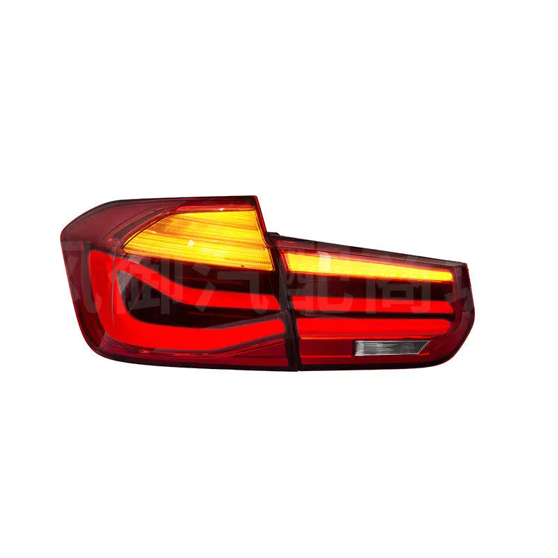 BMW 3 Series tail light assembly with LED streamer running lights in red or smoked black colour