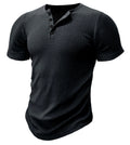 Men's slim-fitting muscle cut sports t-shirt in polyester available in five solid colours