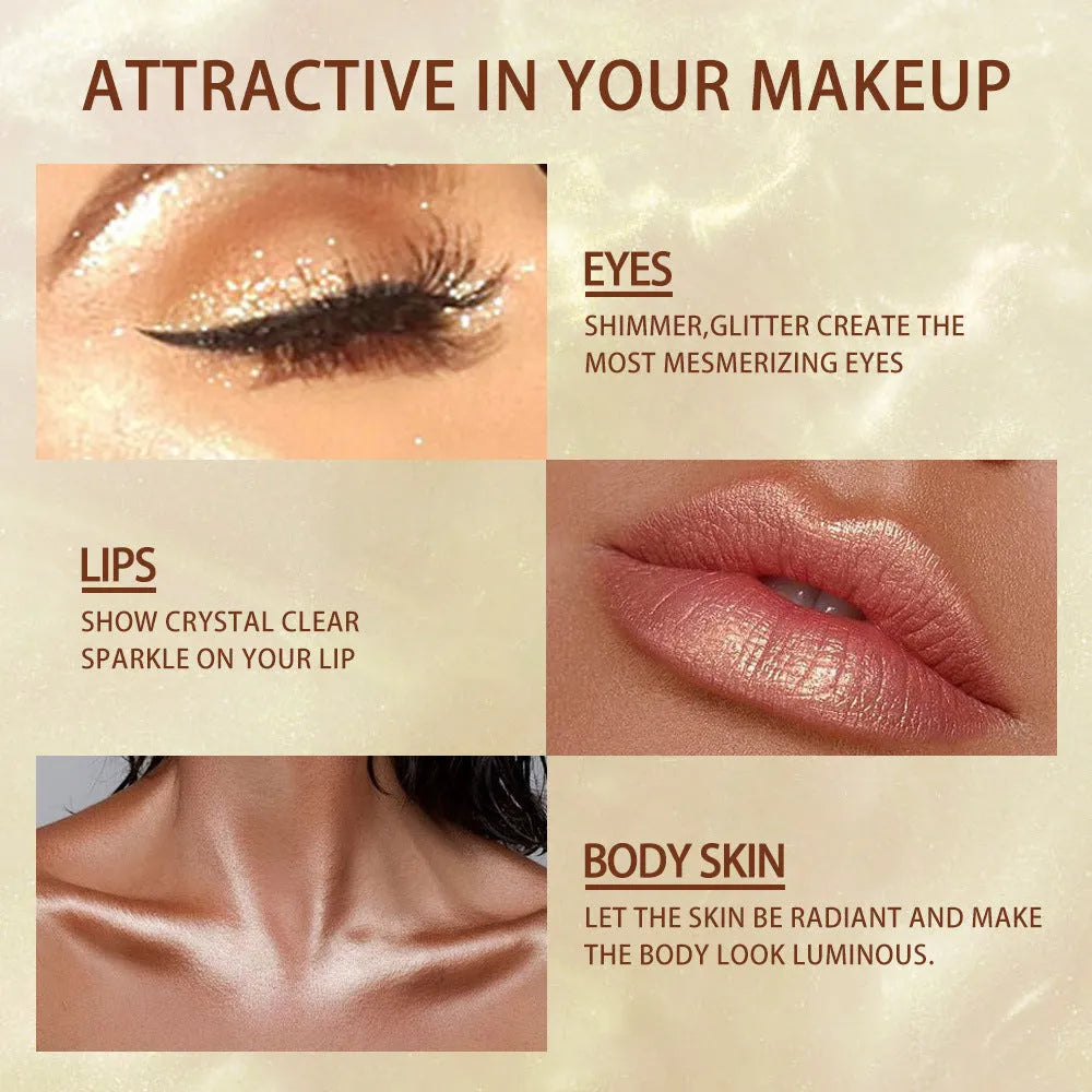 30ML bottle of Body Highlight Contour Liquid for face and body brightening in four shade options
